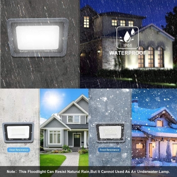 Mocny reflektor LED 100W, 3500K wodoszczelny IP68 [12220000253]
